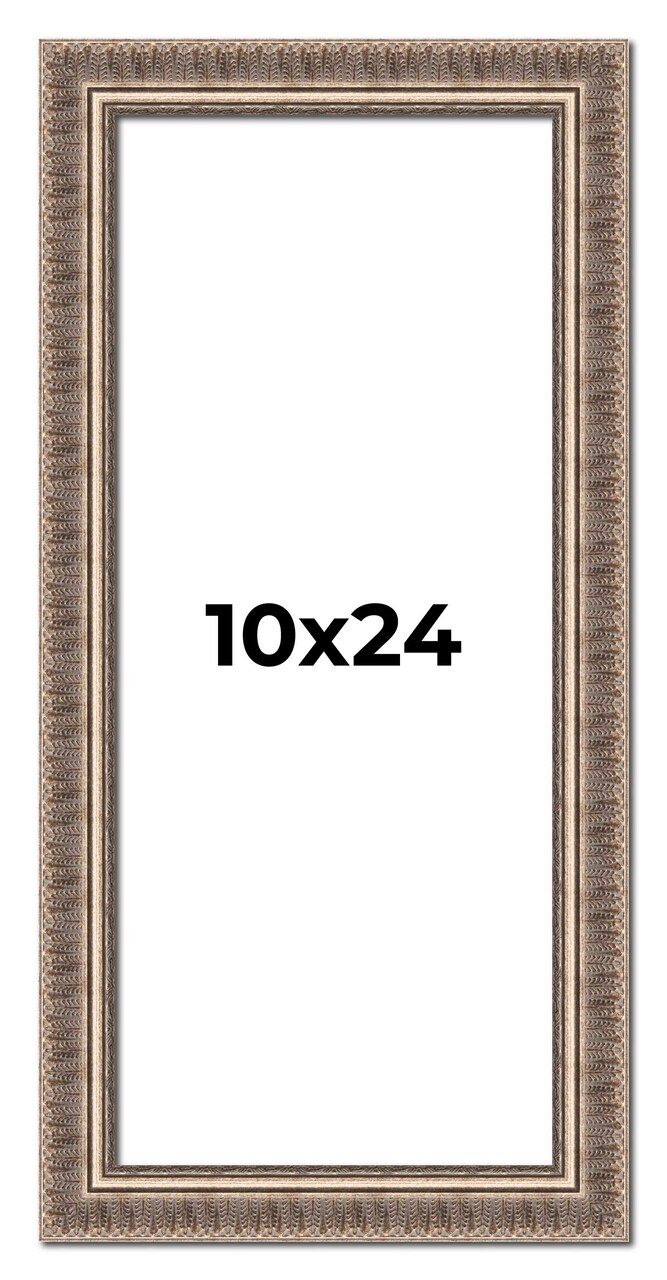Panoramic Ornate Gold Picture Frame - UV Acrylic, Foam Board Backing, Hanging Hardware
